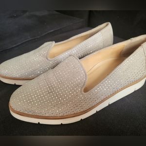 Paul Green Calissa Rhinestone Suede Platform Loafer Sneaker 8